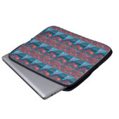 Reisen, ein Abstraktes Muster Laptopschutzhülle (Vorne Knopf)