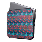 Reisen, ein Abstraktes Muster Laptopschutzhülle (Vorderseite Links)