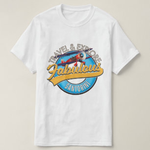 Reisen & entdecken Sie das fabelhafte Santorini T-Shirt