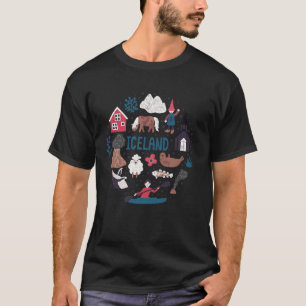 Reisen Europa Island Reykjavik Familienurlaub So T-Shirt