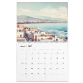 Reisen Europa Pink Girly Kalender (Mär 2027)