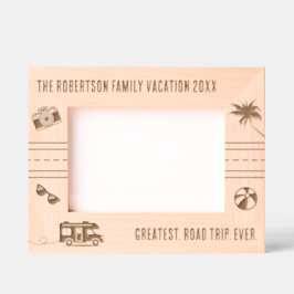 Reisen Familien Urlaub Personalisierte Reise 7x5 Geätzte Rahmen