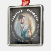 Reisen Flitterwochen Foto Elegant Handgezeichnet K Ornament Aus Metall (Links)