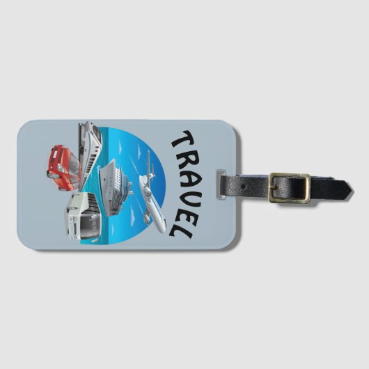 Reisen Gepäckanhänger (Vorderseite (Horizontal))