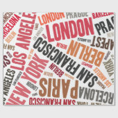 Reisen Geschenkpapier (Flach)