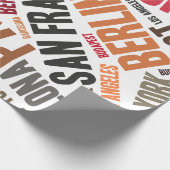 Reisen Geschenkpapier (Ecke)