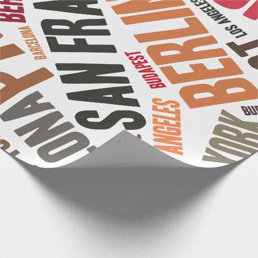 Reisen Geschenkpapier (Ecke)