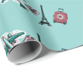 Reisen Geschenkpapier (Rolleneckpunkt)
