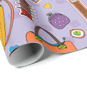 Reisen Geschenkpapier (Rolleneckpunkt)