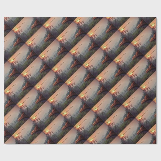 Reisen Geschenkpapier (Flach)