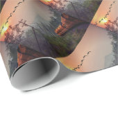 Reisen Geschenkpapier (Rolleneckpunkt)