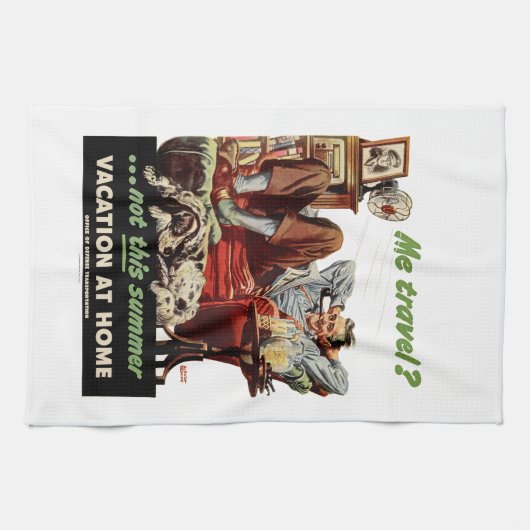 Reisen? Geschirrtuch (Horizontal)