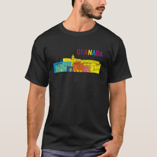Reisen Granada Spanien Europa Spanien Familienurla T-Shirt