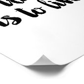 Reisen heißt leben poster (Ecke)