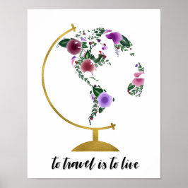 Reisen heißt leben poster