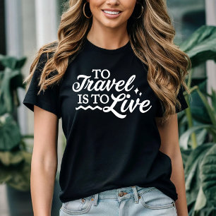 Reisen heißt leben T-Shirt