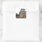 Reisen Himeji Schloss Quadratischer Aufkleber (Tasche)