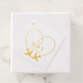 Reisen Hochzeit Zwei Flugzeuge machen Herz-Moderne Geschenkanhänger (Mit Box)