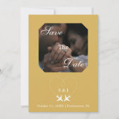 Reisen Hochzeitsflugzeug Herz Modern Save the Date Einladung (Vorderseite)