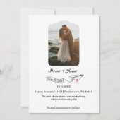 Reisen Hochzeitspapier-Flugzeug - Modernes Save th Einladung (Vorderseite)