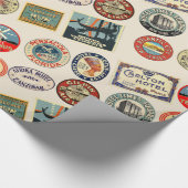 Reisen, Hotel Sticker, Gepäckausführung, Geschenkpapier (Ecke)