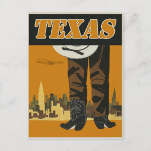 Reisen im alten Texas Postkarte