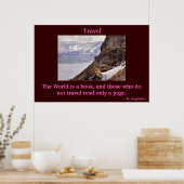 Reisen in das Weltposter Poster (Küche)