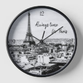 Reisen in den Mittelpunkt, Paris in Schwarz und We Uhr (Vorderseite)