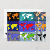 Reisen in der ganzen Welt Postkarte (Vorne/Hinten)