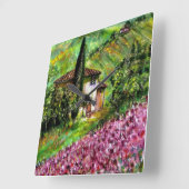 REISEN IN DER TUSKANIE QUADRATISCHE WANDUHR (Winkel)