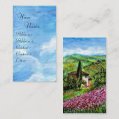 REISEN IN DER TUSKANISCHEN VISITENKARTE (Vorne/Hinten)