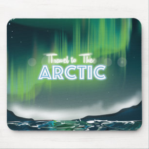 Reisen in die Arktis Reiseplaner Kunst Mousepad
