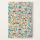 Reisen in die personalisierte Zeitschrift der Welt Notizblock (Rückseite)