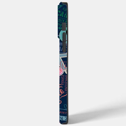 Reisen in die Welt Case-Mate iPhone Hülle (Rückseite / Links)