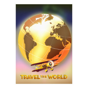 Reisen in die Welt Fotodruck
