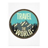 Reisen in die Welt Fotodruck (Vorne)