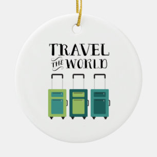 Reisen in die Welt Keramik Ornament