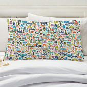 Reisen in die Welt Kissenbezug