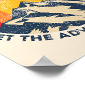 Reisen in die Welt ließ das Abenteuer beginnt Reis Poster (Ecke)