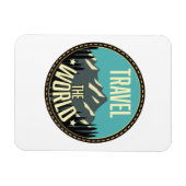 Reisen in die Welt Magnet (Horizontal)