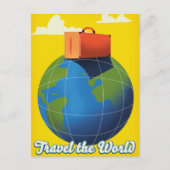 Reisen in die Welt Postkarte (Vorderseite)