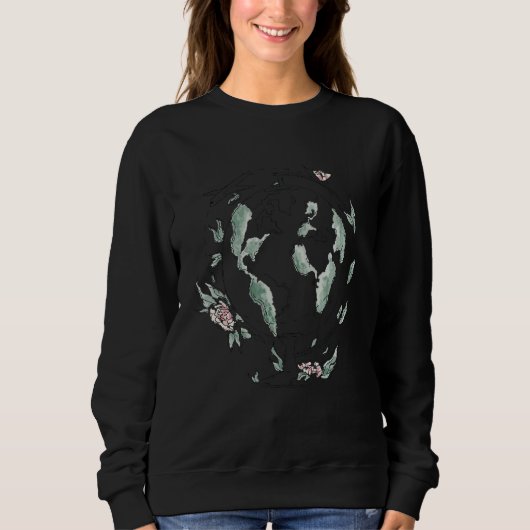 Reisen in die Welt Sweatshirt (Vorderseite)