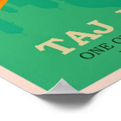 Reisen in Indien Vintag Poster (Ecke)