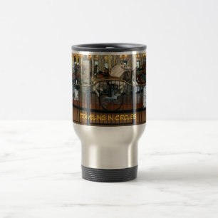 Reisen in Kreisreise-Tasse Reisebecher