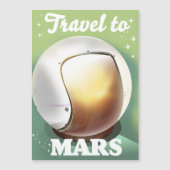 Reisen in Mars Magnetkarte (Vorderseite)