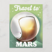 Reisen in Mars Postkarte (Vorderseite)