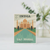 Reisen Indien Taj Mahal /Retro Postcard Postkarte (Stehend Vorderseite)