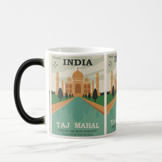 Reisen Indien Taj Mahal Verwandlungstasse (Links)