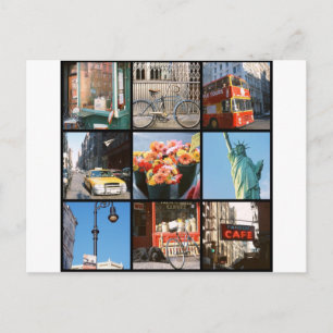 Reisen ins Ausland nach New York Postkarte