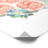 Reisen ist fatal Mark Twain Zitat Poster (Ecke)